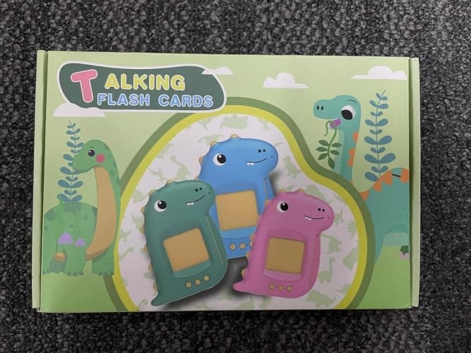 Talking Flash Cards for Toddler Toys for 2 3 4 5 6 Year Old Baby Boys Preschool Learning Resources Sensory Toys for Autism Educational Montessori Toy with 224 Words Interactive Gifts For Kids Age 2-6 - British-Green thumbnail 8