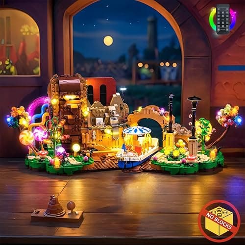 BrickBling LED Light Only, Compatible with Lego Willy Wonka & The Chocolate Factory 21360 - Excluding Model (RC Version Light) thumbnail 6