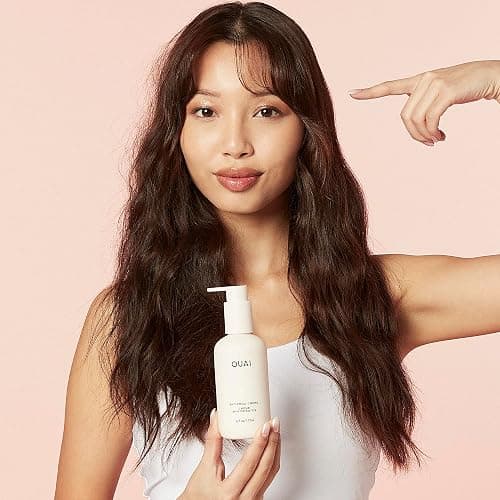 OUAI Anti Frizz Cream - Moisturizing Hair Cream with Frizz Control & Heat Protection - Provides Lasting Hydration with Jackfruit & Beetroot Extract - Paraben, Phthalate & Sulfate Free (6 oz) - 6 Ounce (Pack of 1) thumbnail 8