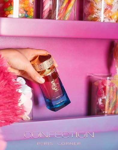 Paris Corner | Khair Confection EDP 3.4 Fl Oz | Sweet Candy Scent Perfume for Men & Women | Indulge in Luscious Pear, Whipped Cream, Jasmine & Vanilla Notes thumbnail 6