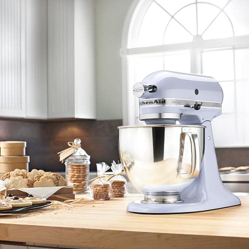 KitchenAid Artisan Series 5 Quart Tilt Head Stand Mixer with Pouring Shield KSM150PS, Lavender Cream thumbnail 2