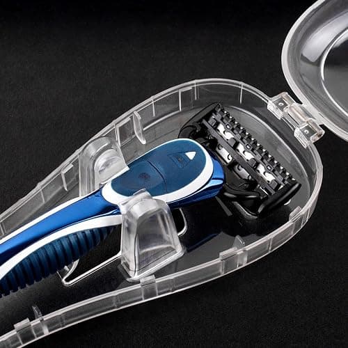 QSHAVE - Portable Travel Razor Protector Hard Case for Manual Razor System (6-1/2" X 2-1/2" X 1"), 1PC, (No Razor In) thumbnail 5