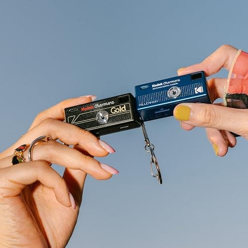 KODAK CHARMERA Keychain Digital Camera Blind Box Millennium Single Box (1PC),Mini Camera,Digicam,Video Recording,Bag Charm,1.6 Megapixels,Micro SD Card Slot,for Beginners Teens&Adults thumbnail 5