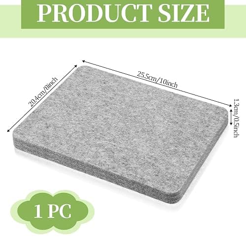 Needle Felting Pad, Grey Sponge Pad, 8×10 in Needle Felting Mat for Any Wool Felting Supplies thumbnail 2
