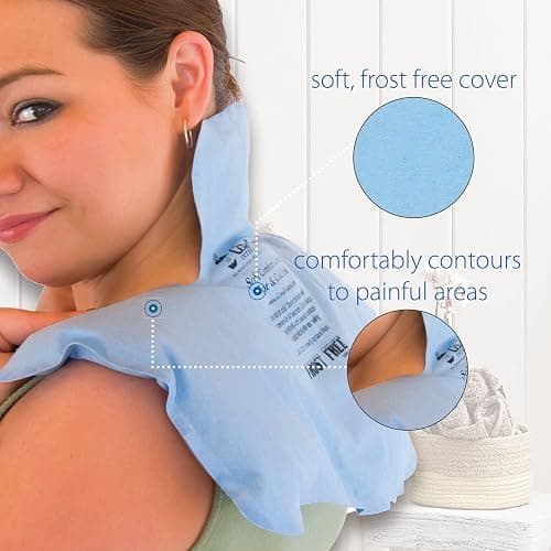Core Products Soft Comfort CorPak – Reusable Hot & Cold Therapy Pack, Ice Pack for Injuries, No-Frost Compress, Great Holiday Gift for Muscle, Back & Joint Pain Relief – 11" x 15", Made in USA thumbnail 3