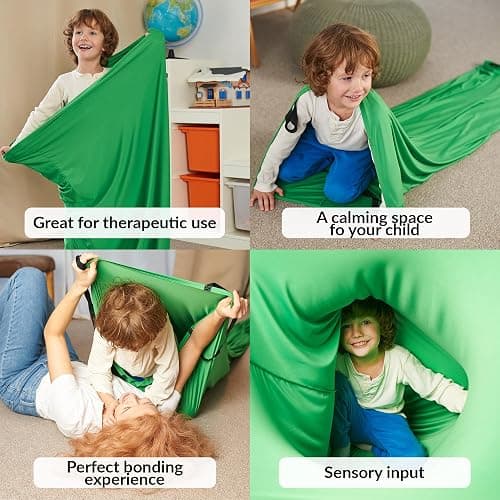 Sensory Tunnel for Kids | Sensory Play for Your Child | Spandex Fabric Material | Kids Concept Tunnel for Different Ages thumbnail 5