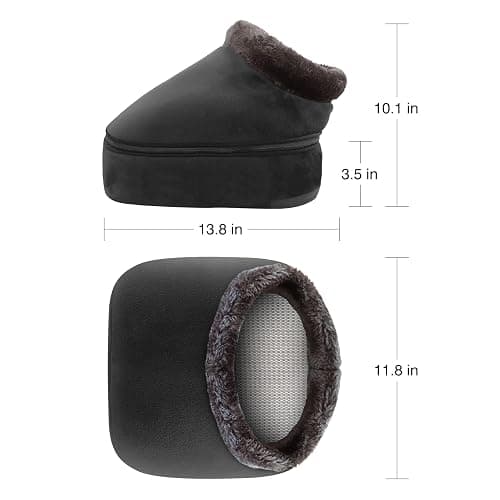 Snailax 2-in-1 Shiatsu Foot and Back Massager with Heat - Kneading Foot Warmer, Electric Feet Massage, Massagers for Back,Leg,Gifts for Women,Men thumbnail 3