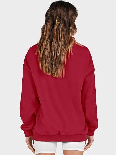 ANRABESS Womens Oversized Sweatshirts Turtleneck Pullover Long Sleeve Hoodies Tops 2025 Fall Fashion Preppy Outfits thumbnail 6