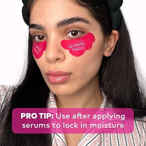 Makeup Eraser Cooling Clouds Reusable Undereye Patches - Hydroactive Technology Mask Patch Pads for Tired Puffy Eyes and Wrinkles with Mini Washbag, Set of 2 thumbnail 5