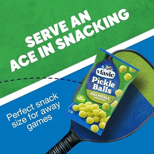 Vlasic Pickle Balls, Dill Pickle Flavored Corn Puffs, Stocking Stuffer, 2 oz. thumbnail 7