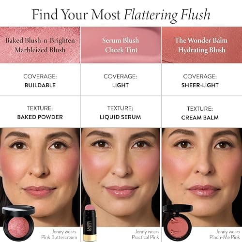 LAURA GELLER Baked Blush-n-Brighten Powder Blush - Sunlit Rose thumbnail 5