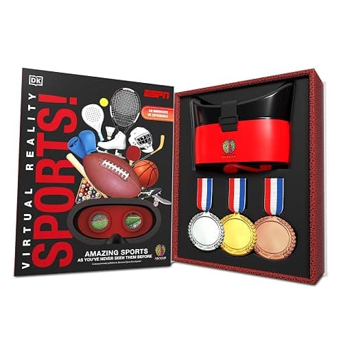 Abacus Brands Virtual Reality ESPN Gift Box - Illustrated Interactive VR Book and STEM Learning Activity Set thumbnail 2