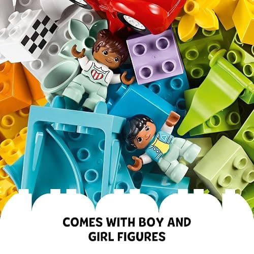 LEGO DUPLO Deluxe Brick Box 10914 | Building Toys for Toddlers, Ages 1.5+, Develops Fine Motor Skills, W/ Larger Bricks & Storage Box, 85 Pieces, Gift Idea thumbnail 8