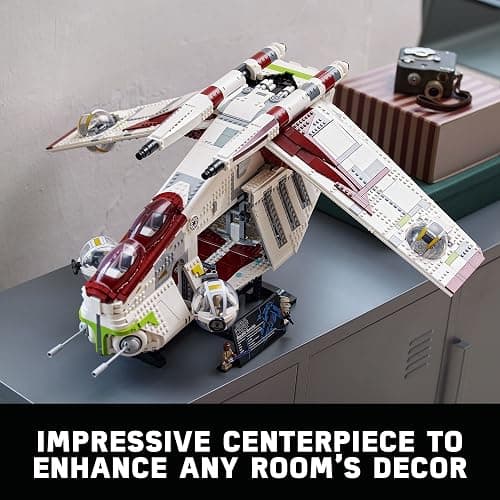 Lego Star Wars Republic Gunship 75309 UCS Display Model Kit for Adults to Build, Ultimate Collector Series, Office or Home Decor Gift Idea thumbnail 5