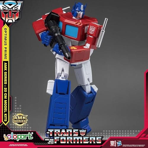 YOLOPARK Optimus Prime Transformer Toys,AMK Series 7.87 Inch Highly Articulated Transformers G1 Action Figures with Weaponry for Adults Boys Girls,No Converting thumbnail 4