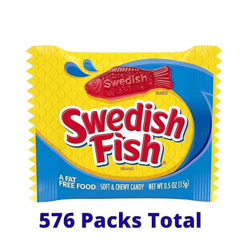 SWEDISH FISH Mini Soft & Chewy Candy, 576 Total Snack Packs (24 Bags) thumbnail 5