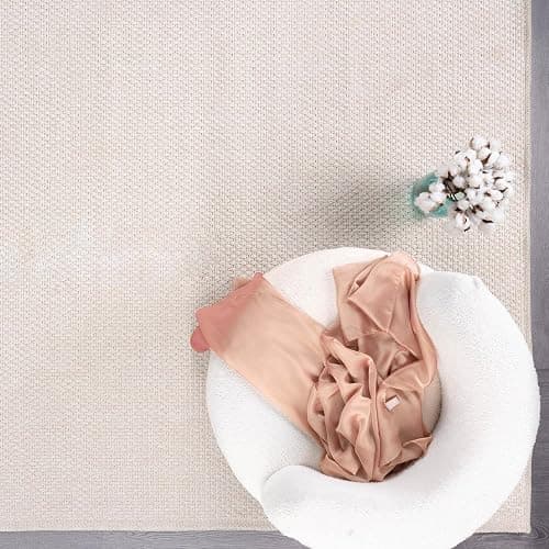 CAMILSON Easy Jute Rug 6x9, Indoor Outdoor Off-White Farmhouse Area Rugs for Living Room Patio and Kitchen Rug, Solid Woven Design, Easy-Cleaning, Washable Outside Carpet Alfombras (6 x 9) thumbnail 9