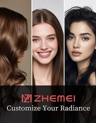 ZM ZHEMEI 1300W Hair Dryer Brush,4 in 1 Blow Dryer Brush Anti-frizz Ceramic Titanium Barrel with ALCI Safety Plug Professional Salon Hot Air Brush for All Hair Types (Rosegold) thumbnail 7