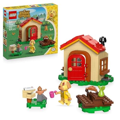 LEGO Animal Crossing Goldie's Cosy House Toy - incl. a Minifigure, Piano & Picnic Table plus Toy Food Accessories - Gaming Gift for 6+ Year Old Girls, Boys & Fans - 77058 - Image 1