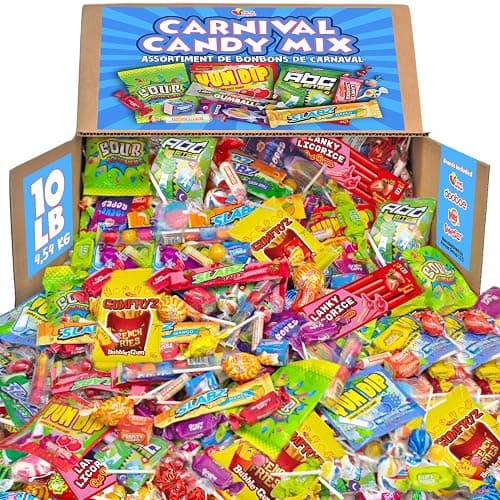 Bulk Candy Individually - 10 Pounds - Big Bulk Candies - Party Favor Treats for Birthdays, Parades, Offices - Image 1