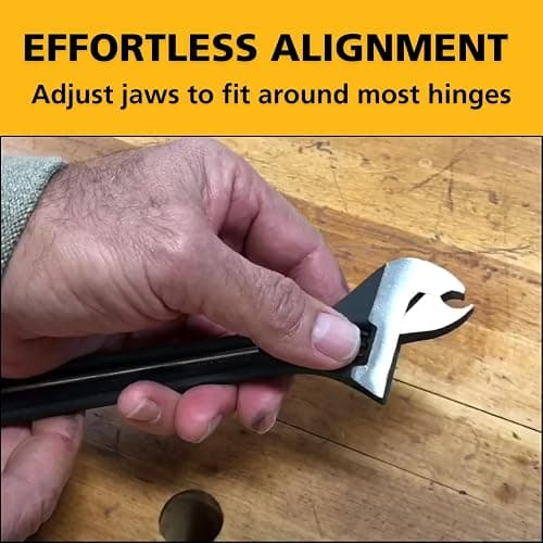 FastCap Knuckle Bender with Built-in Hinge Pin Remover - Adjustable Door Hinge Tool for Fast and Accurate Sagging Door Fixes thumbnail 3