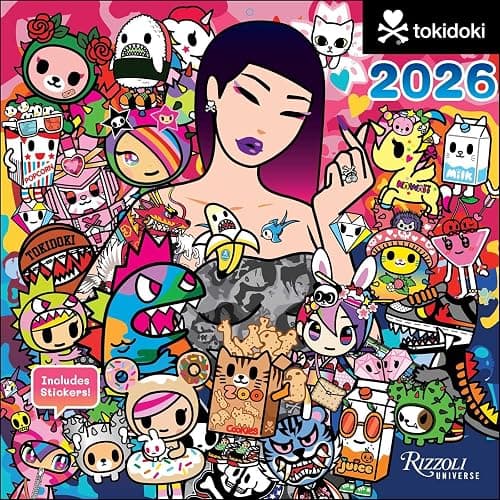tokidoki 2026 Wall Calendar (Includes Stickers) - Image 1