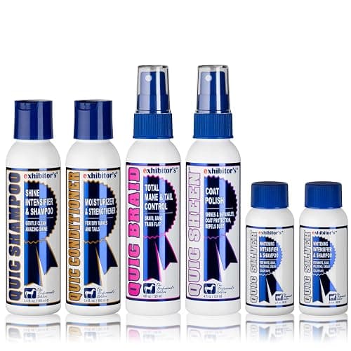 Exhibitor's Quic Shampoo, Conditioner, Braid, Sheen, Silver With Toner Colors - Quickly cleanses and conditions hair - Image 1
