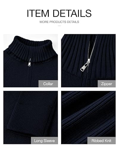 BTFBM Womens Sweaters Quarter Zip Pullover V Neck Collar Long Sleeve Ribbed Knit Loose Casual 2025 Winter Fall Sweater thumbnail 4