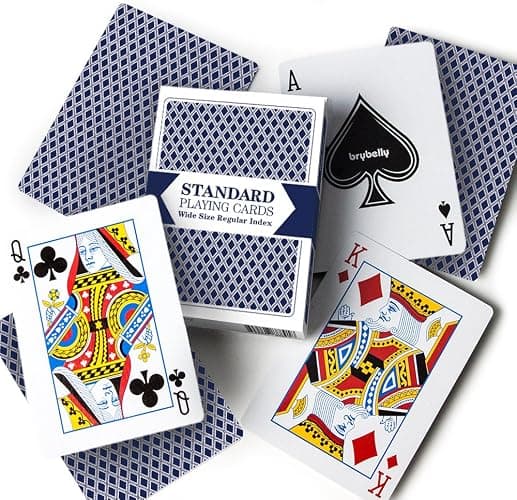 Brybelly Single Blue Deck, Standard Playing Cards (Wide Size, Regular Index) thumbnail 4