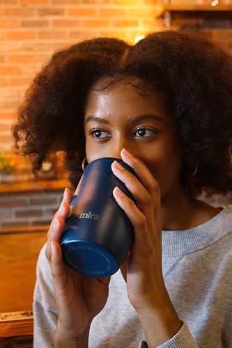 MIRA 16 oz Travel Coffee Mug - Insulated Stainless Steel Tumbler with Screw Lid - Taffy Pink thumbnail 6