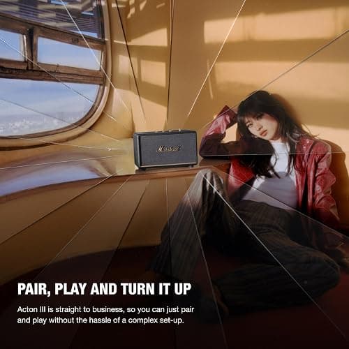 Marshall Acton III Bluetooth Speaker - Black thumbnail 3