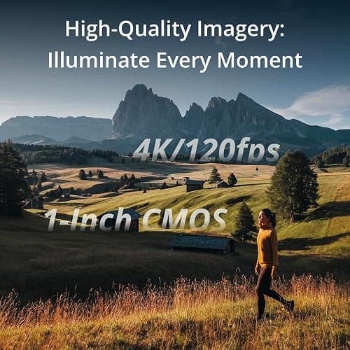 DJI Osmo Pocket 3, Vlogging Cameras with 1'' CMOS & 4K/120fps Vlog Camera, 3-Axis Stabilization, Fast Focusing, Face/Object Tracking, Digital Vlogging Camera for YouTube thumbnail 2
