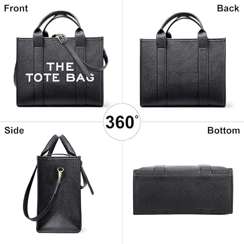 DKIIL NOIYB Women's Canvas Tote Bags Casual Canvas Crossbody Bag With Zipper Double Shoulder Straps Canvas Shoulder Bags for School Shopping Work Travel thumbnail 4