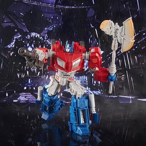 Transformers Toys Studio Series Voyager Class 03 Gamer Edition Optimus Prime Toy, 6.5-inch, Action Figure for Boys and Girls Ages 8 and Up | Transformers Studio Series 7 Inch Action Figure Voyager Class (2023 Wave 1) - Optimus Prime Reissue thumbnail 6