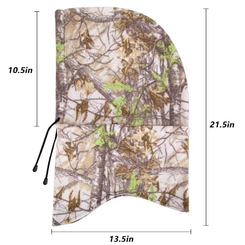 Hunting Face Mask for Cold Weather- Winter Camouflage Balaclava Face Mask- Hunting Trapper Hat Headwear for Men Women thumbnail 2