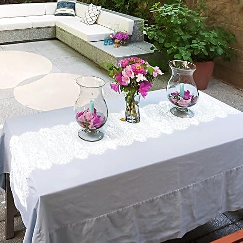  White Lace Table Runner thumbnail 4