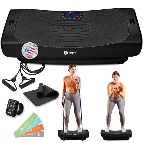 Lifepro Vibration Plate Machines – Full Body Workout, Recovery & Lymphatic Drainage with 4D Motion, Silent Operation, Joint Support, & Triple Motor Technology for Circulation, Fat Burn & Toning - Image 1