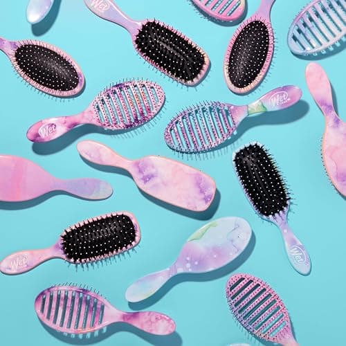 Wet Brush Speed Dry Hair Brush - Watermark (Color Wash) - Vented Design and Ultra Soft HeatFlex Bristles Are Blow Dry Safe With Ergonomic Handle Manages Tangle and Uncontrollable Hair - Pain-Free thumbnail 11