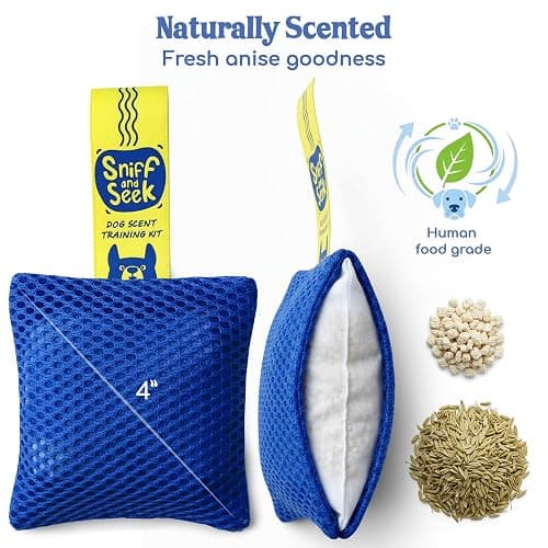 Race&Herd Original Dog Scent Training Kit, Scent Work Training Kit for Dogs - Nosework for Dog Mental Stimulation Agility Training Equipment for Dogs, Brain Games Smell Training Kit for Loss of Smell thumbnail 2