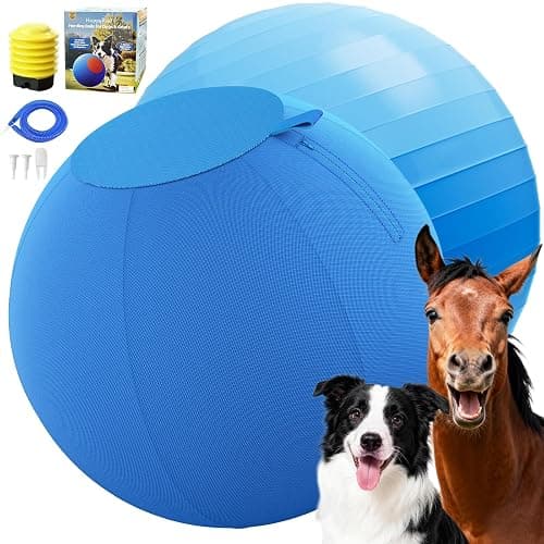 povee Happypaw 18'' Herding Ball for Dogs – Enhanced Chew Resistance & Heavy-Duty Material,Durable Dog Toy Agility Equipment for Australian Shepherds, Cattle, Border Collies, and Small/Medieum Breed - Image 1