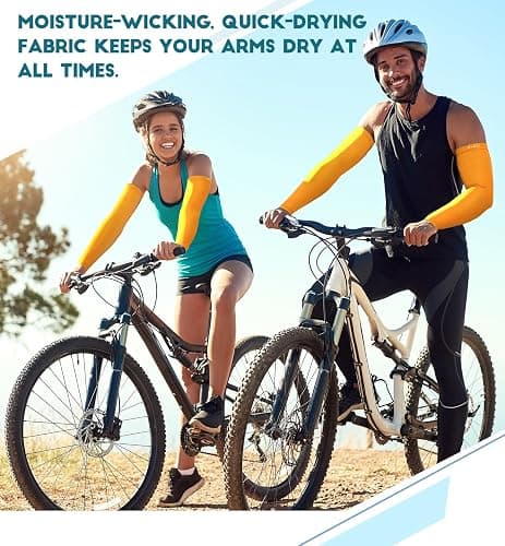 HiRui Arm Compression Sleeves for Men Women Youth, UV Protection 20-30mmHG Support Tattoo Cover, Breathable Moisture-Wicking thumbnail 7