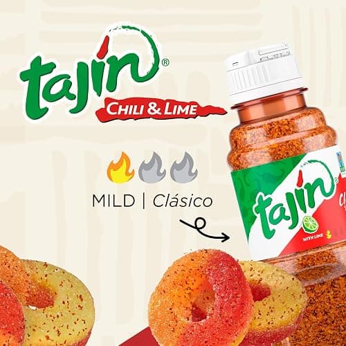Snak Club Peach Rings, Tajin Chili & Lime Seasoned, Sweet and Spicy Gummy Candy, Mild in Heat Bold in Flavor, Low-Fat, Vegan, Gluten-Free Snack, Family Size, 11 Ounce thumbnail 5