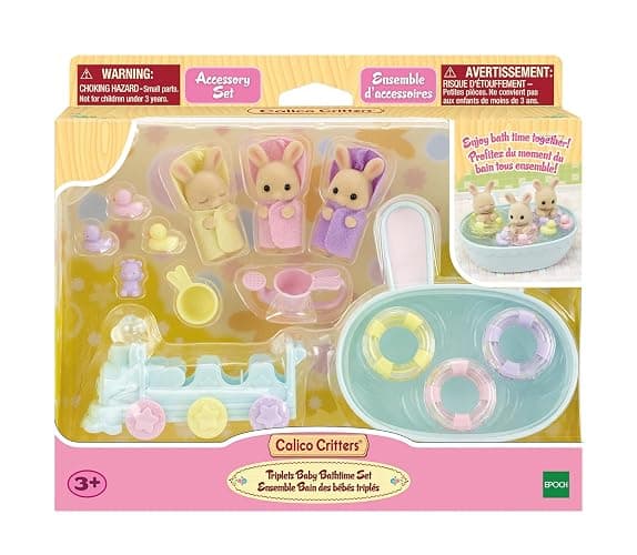 Calico Critters Triplets Baby Bathtime Set thumbnail 5