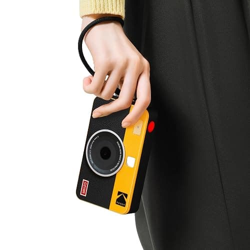 KODAK Mini Shot 2 Retro 2x3” Instant Digital Camera & Photo Printer, 38 Sheets, 2-in-1 Portable Print Camera, Bluetooth Smartphone Printer for iOS & Android, 4PASS Dye Sublimation, White thumbnail 7