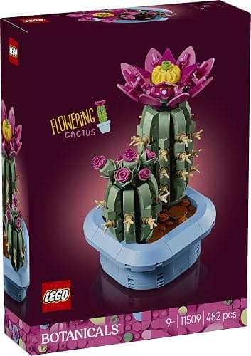 Lego 11509 Botanical Blooming Cactus Toy, Birthday Present, Blocks, Girls, Boys, Kids, 9 Years, 10 Years, 11 Years, Elementary School Students, Decorative Plants, Faux Green, Interior, Stylish thumbnail 8