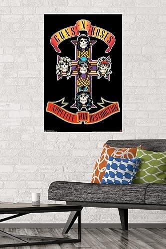 Trends International Guns N' Roses - Cross Wall Poster, 22.375" x 34", Unframed Version thumbnail 2