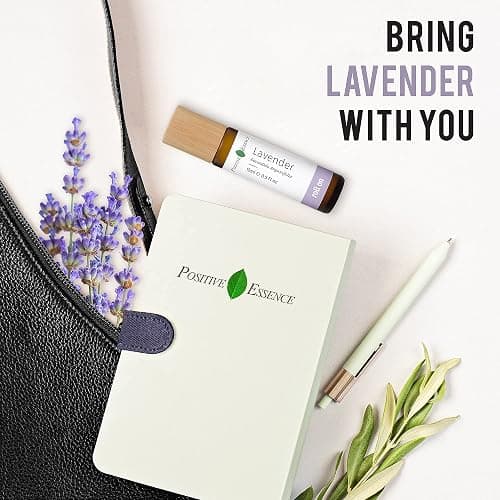 Lavender Essential Oil Roll On, Pure Lavender Essential Oil and Jojoba Oil for Relaxation and Skin Application, Leak-Proof Rollerball (15 mL) - Lavender - 0.5 Fl Oz (Pack of 1) thumbnail 4