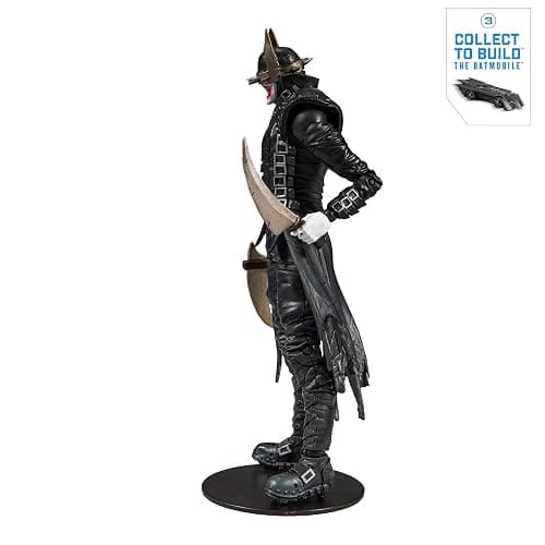 McFarlane Toys DC Multiverse Batman Who Laughs Action Figure with Build-A Rebirth Batmobile (Piece 3) thumbnail 4