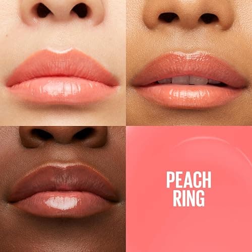 MAYBELLINE New York Lifter Gloss Hydrating Lip Gloss with Hyaluronic Acid, Peach Ring, Sheer Peach, 1 Count thumbnail 2