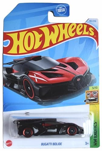 Hot Wheels Bugatti Bolide, HW Exotics 3/10 [Black/red] 185/250 - Image 1
